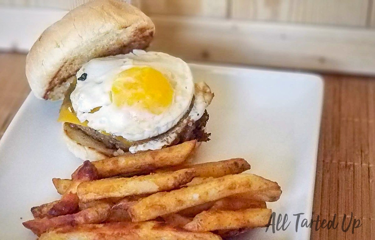 Spicy Bison Burgers with Cheddar