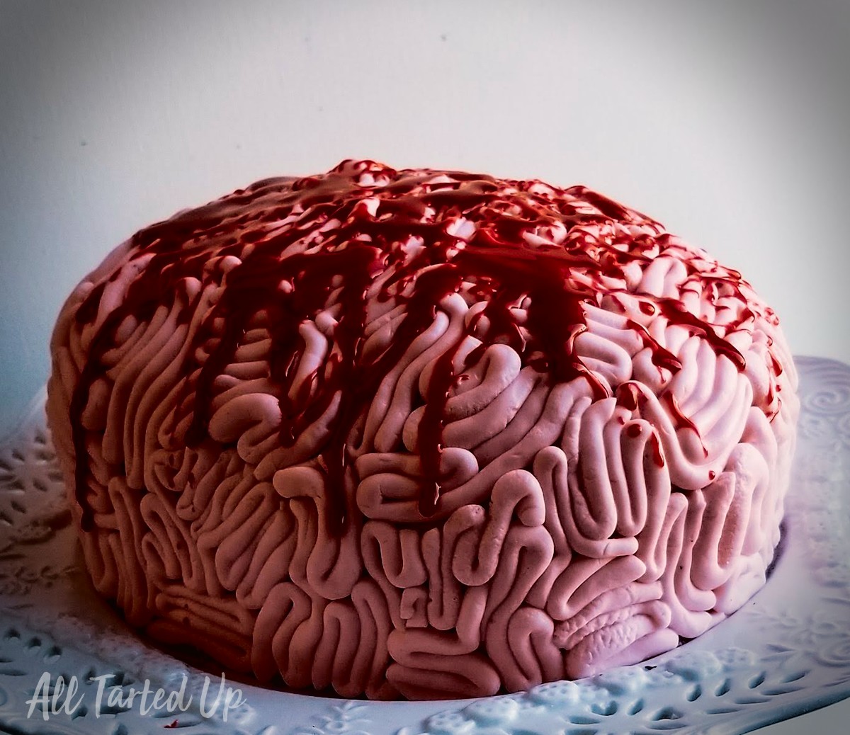 Halloween Brain Cake · How To Bake A Sponge Cake · Recipes on Cut Out + Keep