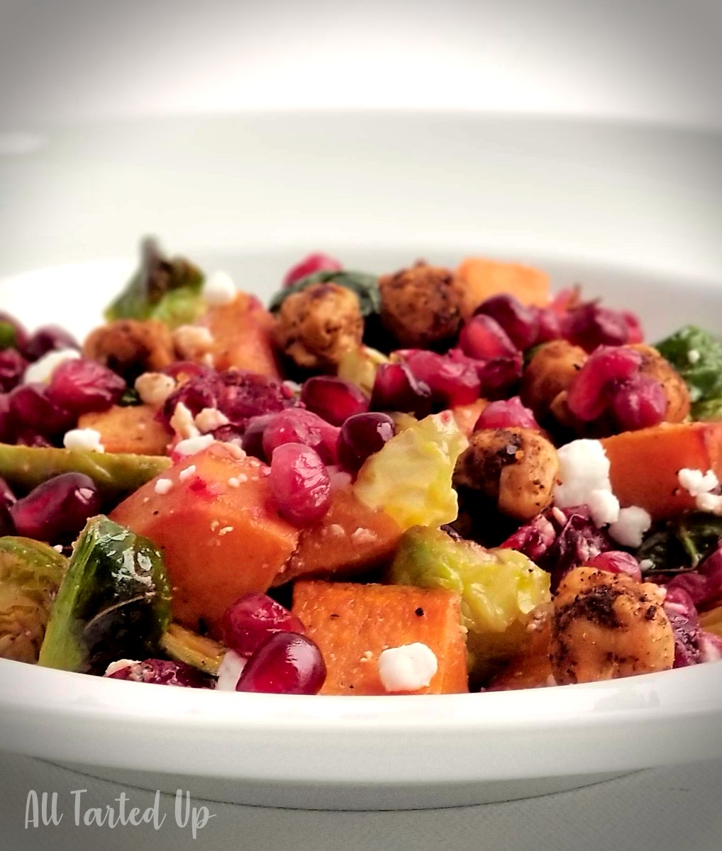 Sweet Potato and Brussels Sprout Salad - All Tarted Up